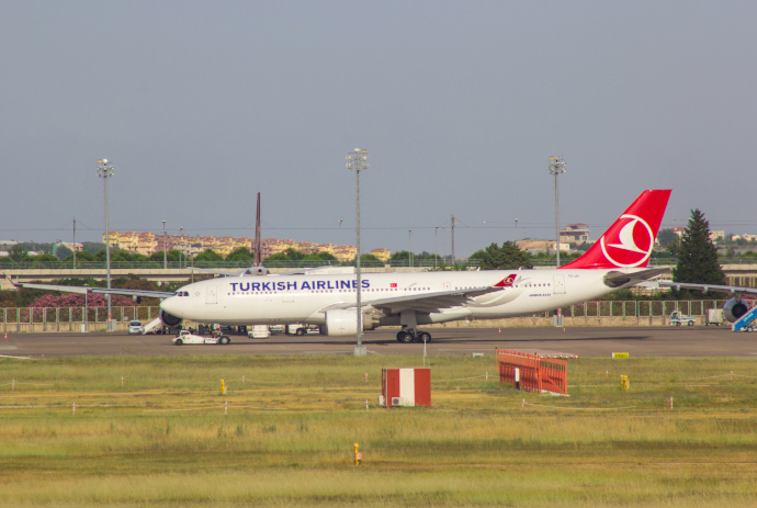 Antalya Airport is a hub for Turkish Airlines.