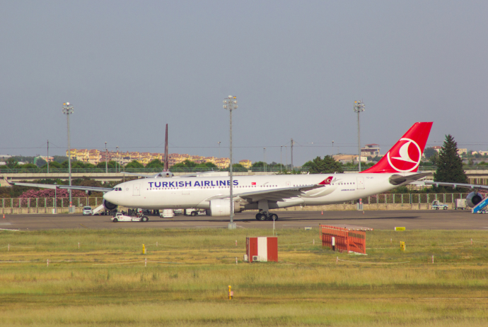 Antalya Airport is a hub for Turkish Airlines.